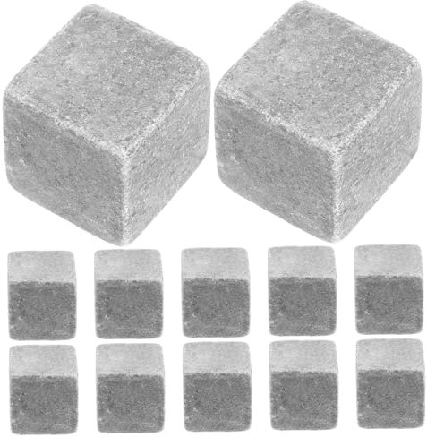 Cabilock Suministro De Whisky 12 Piezas De Piedras De Enfriamiento De Material De Mármol para El Hogar