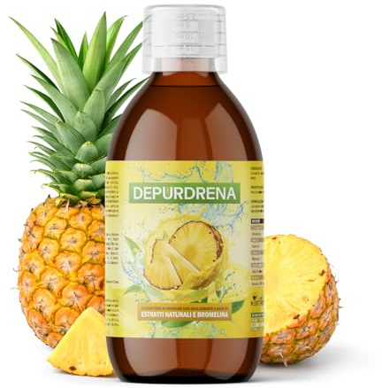 Bromelina Forte Drenante Naturale – Integratore Drenante e Depurativo con Tarassaco, Orthosiphon, Ananas e Betulla – Supporto Digestione e Ritenzione Idrica – LDM Depurdrena – 500 ml