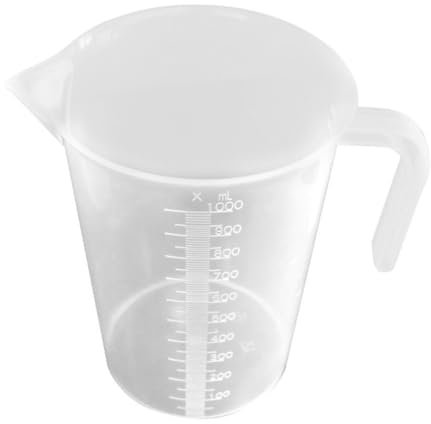 GLEAVI Fish Feeding Cup Fish Tank Accessories Thickened Pp Material 1000ml Capacity with Comfortable Grip Suitable for Changing Water