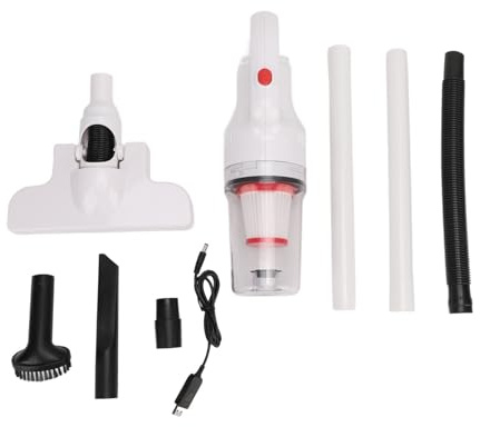 SIXRUN Ascuumadora Inalámbrica de 120 W de 120W, Aspiradora de Automóvil Portátil de Succión Fuerte de 12000pa para el Hogar para el Hogar, Material ABS, Batería de Litio Recargable,