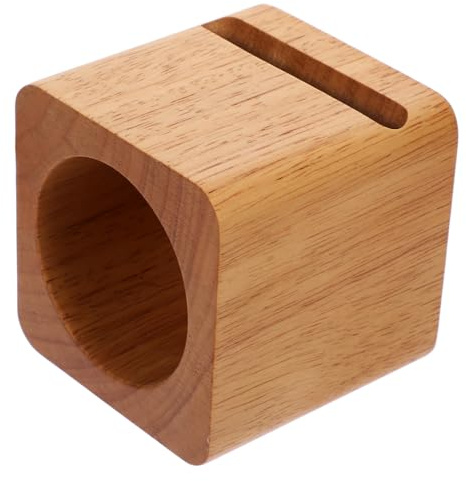 Operitacx Supporto Per Telefono in Legno Amplificatore Audio Passivo Stand Da Tavolo Per Cellulare Design Unico Fatto Mano Per Uso Interno Ed Esterno