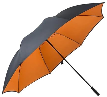 LIZHAYG Umbrella Windproof Strong 185CM Large Golf Umbrella Male Manual Long Handle Resistant UV Protection Parasol Shade Travel Beach Umbrella Windproof Strong