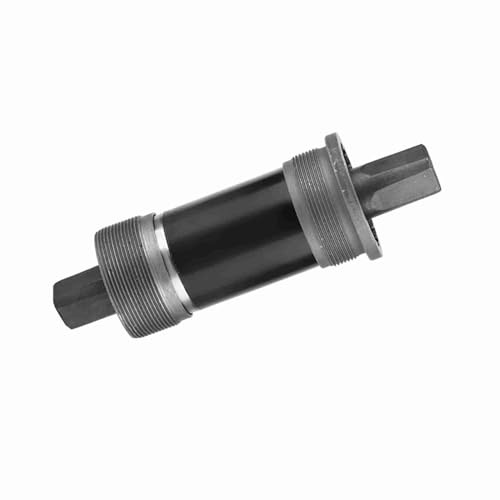 Cryfokt Movimento Centrale Asse con Foro Quadrato Durevole di Alta qualità per Pedivella con Perno Quadrato Conico, Adatto per Guscio Telaio da 68 Mm, Parti Bici per Movimento Centrale (68X118L)
