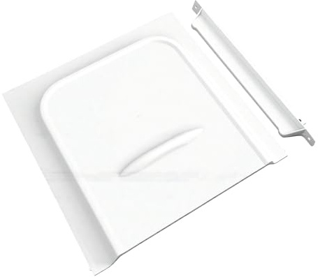 Tbest RV Screen Door Slider Vit PP Plast 12 Inch för Trailer Husbil Cargo