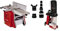 Einhell Raboteuse Dégauchisseuse Stationnaire TC SP 204 (1500 W, Vitesse à Vide 9000 tr/min, Largeur de Travail Max 204 mm, Pieds Anti-Vibrations) + Centrale d’aspiration TE-VE 550/1 A