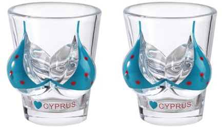 ITODA 2 Pack 3D Shot Glass Creative Human Body Wine Glasses Sexy Female Body Shaped Beer Glasses Unique Whiskey Cups Novelty Bikini Shaped Glass Cup for House Gathering Clubs