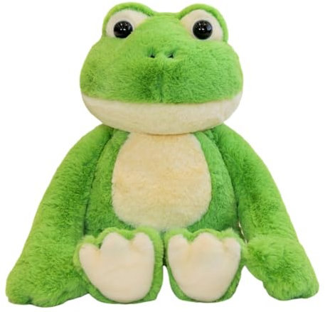 Katutude Lindo peluche con forma de rana, peluche suave con forma de imán, muñeca de peluche con forma de rana, almohada de peluche kawaii, juguetes de peluche, regalo de cumpleaños para niños
