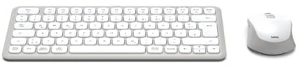 Hama Tastatur Maus Set kabellos (Multi Device Tastatur und Maus mit Bluetooth/Funk für PC, Smartphone, Tablet, klein, mit Batterien, leise Scissortasten, Multimedia Tasten, deutsches QWERTZ-Layout)