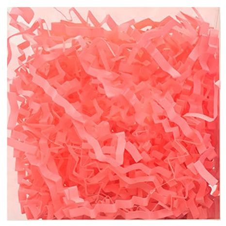 Påskgräs återvinningsbar festival elegant strimlat papper fyllning iögonfallande gör-det-själv konfettiförpackning tillbehör fluorescerande rosa