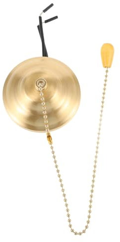 SHINEOFI Interrupteur à Tirette Pour Lumière Silencieux Certifié, Résistante Et Sûre, 10a Cuivre 72 Kg, Pour Salle De Bain Et Luminaire Mural, Accessoire Remplacement Simple, Longueur 30 Cm