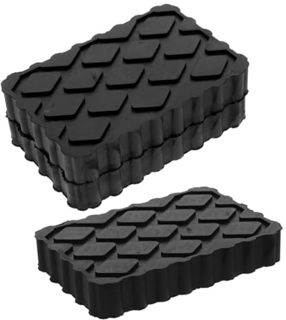 MAGICLULU Tacos Elevadores de Goma para Coches 3 Piezas Almohadillas Antivibración para Estabilización de Autocaravanas y Nivelación de Remolques Uso Bricolaje Automóviles