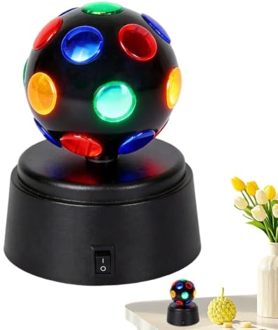 Palla disco LED Piccola Decorazione Casa Colorata Lampeggiante