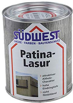 Südwest Patina-Lasur Holzlasur Gold 0,75 Liter
