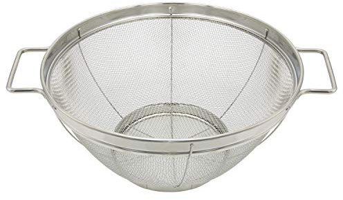 Escurridor Malla Acero Inoxidable Con Asas Ø 22 cm.