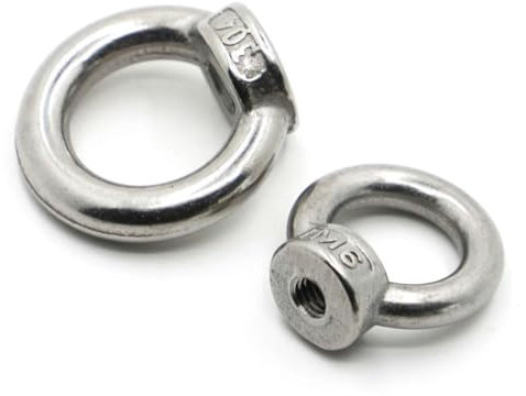 KEYNCO M3 M4 M5 M6 M8 M10 M12 304 Edelstahl Marine Hebeösenmutter Ringmutter Gewinde DIN582-M8 1St