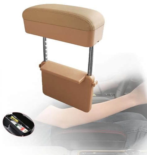 FELEA Mittelarmlehne Mittelkonsole, für Seat Leon mk3 5F 2013-2019 Mittelkonsole Aufbewahrungsbox Autositz Gap Organizer Mittelarmlehne mit Ablagefach,F