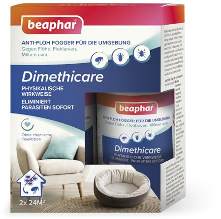 BEAPHAR - Dimethicare Mini-Vernebler - Gegen Ungeziefer In Der Heimtierumgebung - Frei Von Chemischen Insektiziden Und Pestiziden - 2 x 75 ml