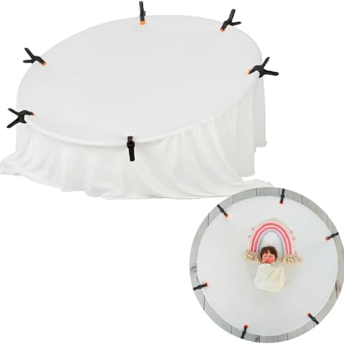 Kate Newborn Photography Props Stainless Steel Stand with 6 Clamps for Baby Photoshoot | Newborn Beanbag Photography Props, Stainless Steel Stand for Baby with 6 Clamps (No Filler, No Cloth)