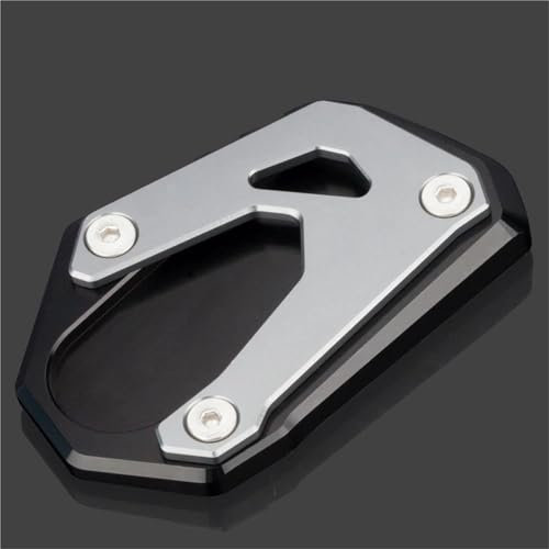 VQLDPX CNC-Verlängerungsplatte Für Motorrad-Seitenständer Für Suzuki GSX-S1000 F GSXS1000 GSX S 1000 2015-2022, Vergrößerungspad Motorradständer Platte Verbreiterung(Titan,X-2)