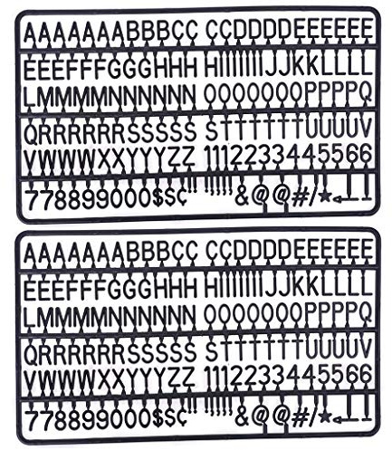 Tablero de letras y números precortados, letras de fieltro de 3/4 pulgadas para tablero de mensajes de oficina en casa