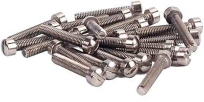 Silberne Befestigungsschrauben Y07 für Humbucker, 24 Stück Metall | Einfache Montage, Höhe Fixieren und Anpassen, Passend für Gitarrenkorpus, E Gitarren Ersatzteile