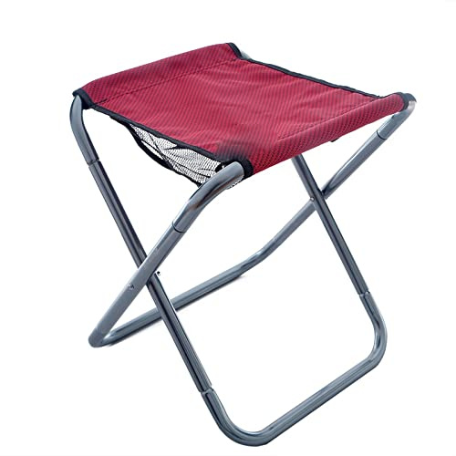 Tragbarer Campingstuhl – leichter Klapphocker aus Aluminiumlegierung für Angeln, Strand, Wandern und Reisen – kompakt und einfach zu tragen