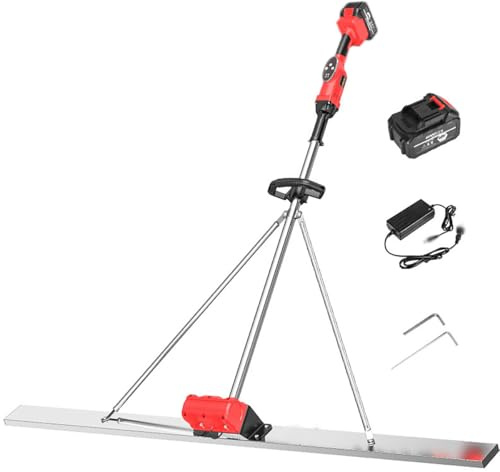 Levigatrice elettrica per massetto - Strumento di livellamento del calcestruzzo a batteria per un versamento efficiente del pavimento e finitura del cemento