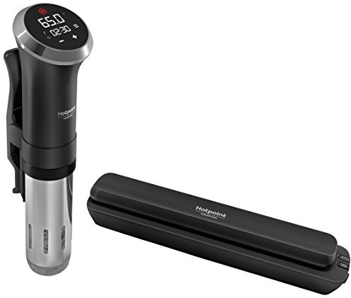 Hotpoint Easy Chef Sous Vide Kit per la Cottura Sottovuoto, 1300 W, Nero