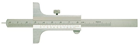 Tiefen-Messschieber/Schieblehre mit Spitze, Nonius 1/20 = 0,05 mm(200 mm)