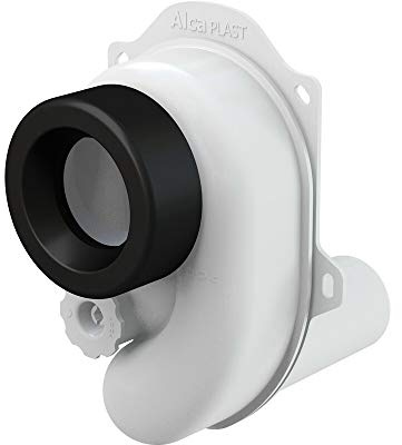 AlcaPlast A45 Urinalsiphon Pissoirsiphon DN50 x DN40/50 Absaugsiphon, Anschluß:waagerecht