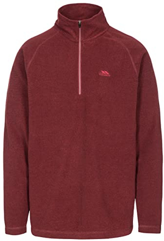 Trespass Mens 1/2 Zip Fleece Keynote - Lightweight Fleece Pullover, Fleece Sweatshirt, Half-Zip Microfleece Top, Zip Collar Sweater, Fabric Weight 140GSM