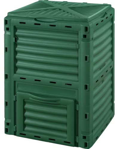 Linea Garden Friend C1933431 Composter 300 Lt, in Polipropilene Resistente alle Intemperie, Verde