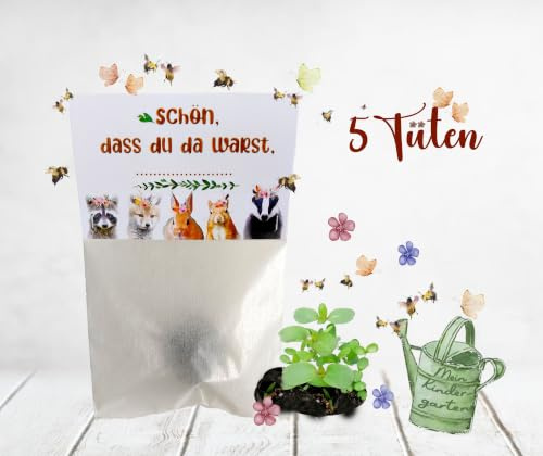 5 Seedballs Schön dass Du da bist - Mitgebsel für den Kindergeburtstag
