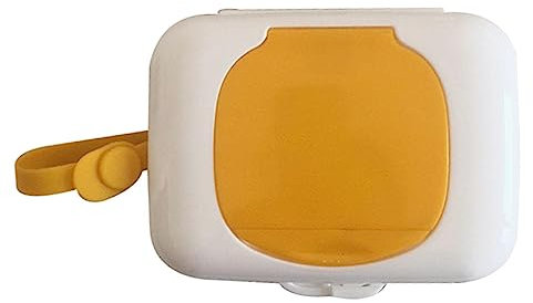 Tücherspender, 6,3 Zoll nachfüllbarer Tücherbehälter, Reise-Tücherhalter, tragbarer Tücherhalter, wiederverwendbar, staubdicht, geruchlos, für Büros, Zuhause, Reisen, Baby-Hygiene-Desinfektionstücher,