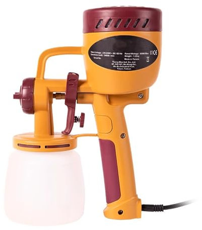 KHZKHC DIY Baking Cake Airbrush Coloring Spray Gun, 400W Chocolate Spray Gun, 1.3mm Caliber, 700ml Watering Bottle Capacity, for Painting Nails Cake Tattoo, Model Coloring, Makeup