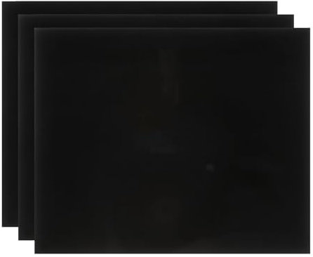 sourcing map 3pcs Welding Lens 3.5 x 4.33 Shade 9 Replacement Welding Lenses Glass Black Darkening Filter Plates for Welding Helmet, Black