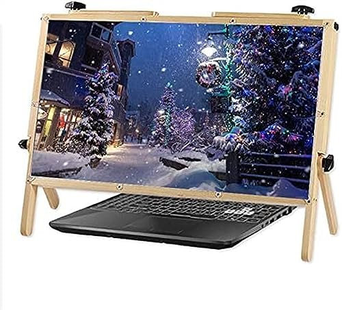 OYYMTE Bildschirmlupe for Laptop Laptop-Bildschirmlupe Schutzhalter 22, Faltbarer Computer-Laptop-Telefonhalter