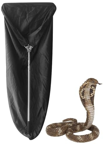 Serpente Rettile Borsa – Serpente Caccia Sacco Sacchetto | telescopica Cattura Borsa | Panno per traslochi Trasporto Cattura Caccia Cattura a sonagli
