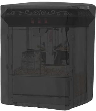 Popcorn Machine Wrap – Spiny Dust Cover with Cord and Loop Fastening | Durabl Oxford Fabric Protection for Vintage Style Carts, re Shell