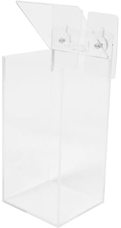 LALAFINA Wall Mounted Disposable Gloves Dispenser Box with Single Compartment for Medical and Home Use, Sturdy Glove Holder Organizer for Clean Storage