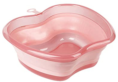 BUBEFSKD Vaschetta per Lavare Pieghevole 2 Misure Lavabo Portatile Viso Cesto La Biancheria Pieghevole Organizer da Bagno Dormitorio Domestico da Viaggio con Maniglia Bambini Lavanderia