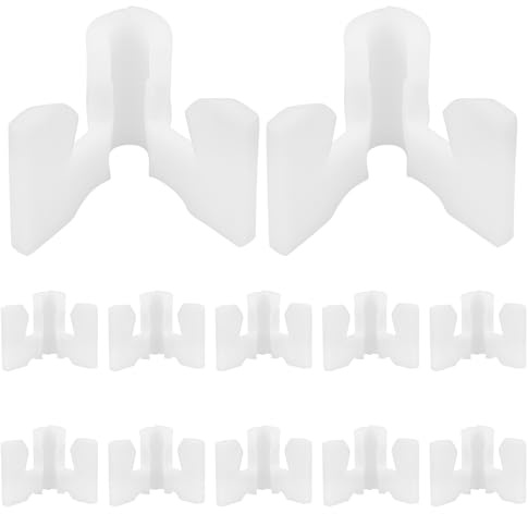 PRETYZOOM 40 Piezas de Conectores para Zapateros (diy) - Piezas Modulares para Tubos de Armario - Soportes para Armarios - Herrajes de Repuesto para Estanterías Organizadoras