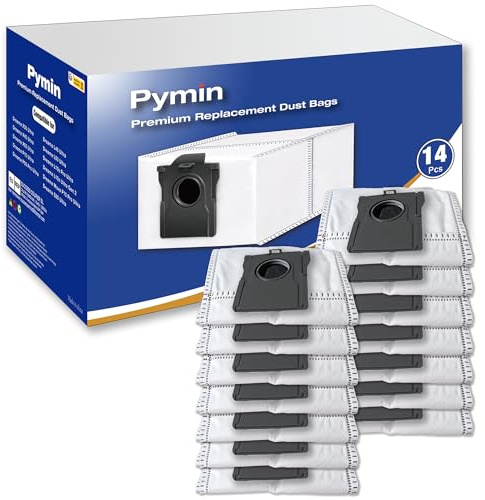 14 påsar för Dreame X30/X40/X50 Ultra Complete, L40/L50/L40s/L10s Ultra | 3,2 l dammsugarpåsar för Aqua10 Series/L40s Ultra AE/L40s Ultra CE/L10s Ultra Gen2 och Gen3//Mova P10/E30/P50/V50