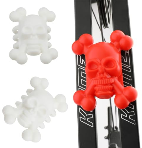 SHARROW 2 Stück Bogenschießen Bogen Stabilisator Compound Bogen Wurfarme Dämpfer Gummi Gliedmaßen Schalldämpfer (Weiß)