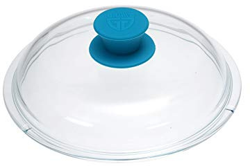 GRÄWE Topfdeckel Pfannendeckel 20 cm Ganz-Glasdeckel mit Komfort-Knauf