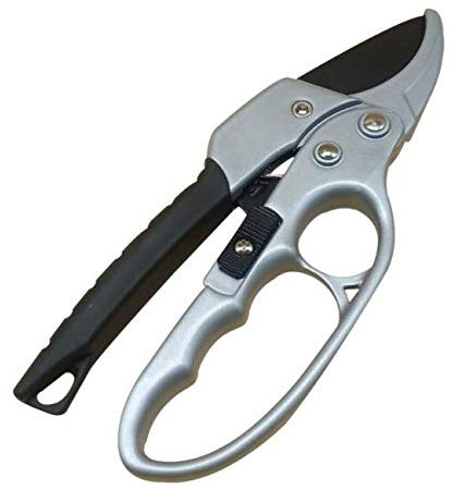 Forbici da potatura, cesoie a cricchetto, risparmio di laboratorio, potente che può essere utilizzato in qualsiasi applicazione di potatura da giardino