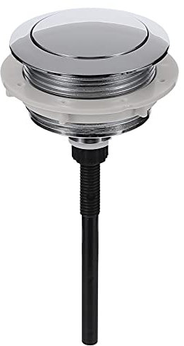 DOITOOL 1 Pc Pulsante Singolo del Serbatoio dell'Acqua Parti della Maniglia della Toilette Valvole di Scarico WC Doppia Valvola dell'Acqua WC Sifone Push Button Pulsanti Addominali Il Stile Casuale