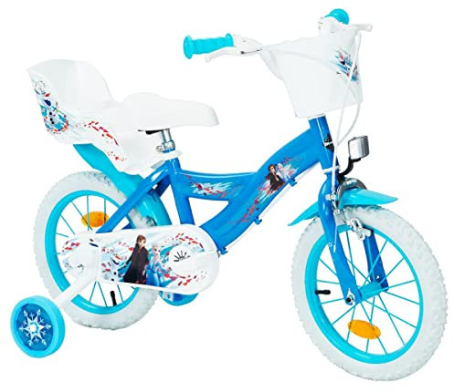 16 Zoll Kinder Mädchen Fahrrad Kinderfahrrad Mädchenfahrrad Mädchenrad Rad Disney Frozen die Eiskönigin ELSA Toimsa 21871W