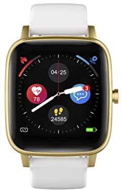 Radiant - Colección Queensboro - Reloj Inteligente, Smartwatch con Pulsometro, Tensiometro, Monitor de Sueño y función de Pulsera Actividad Digital. para Hombre y Mujer. Compatible con Android iOS