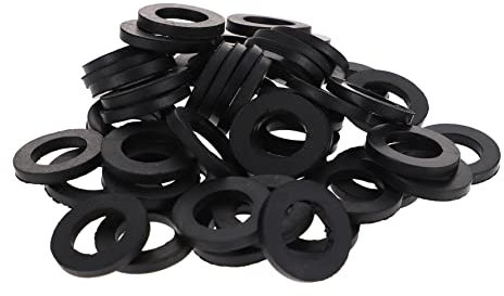 BESPORTBLE 100pcs Garden Hose Washers Nozzle Replacement Rubber Washer for Plumbing